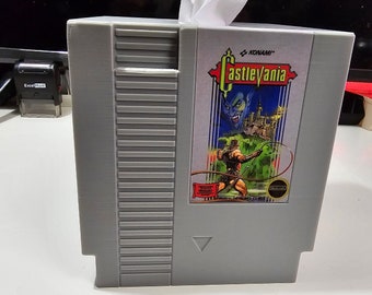 NES Cartridge Castlevania Tissue Cover Box