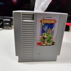 NES カートリッジ Castlevania ティッシュカバーボックス