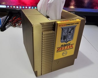 NES Cartridge Legend of Zelda Tissue Cover Box