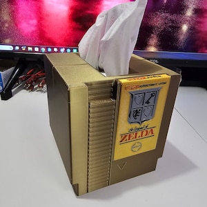 NESカートリッジ ゼルダの伝説 ティッシュカバーボックス