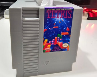 NES Cartridge Tetris Tissue Cover Box