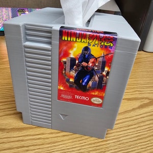 NES カートリッジ 忍者龍剣伝 ティッシュカバーボックス