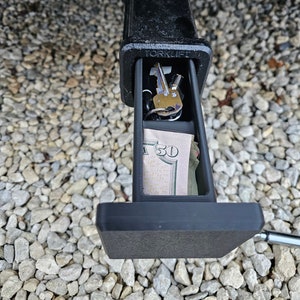 Rangement furtif, tiroir secret, couvercle d'attelage innovant, récepteur de 2 po.