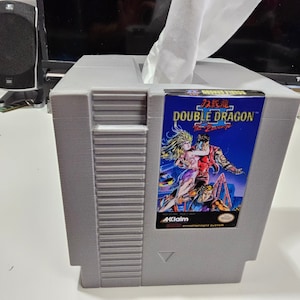 NES カートリッジ ダブルドラゴン II ティッシュカバーボックス
