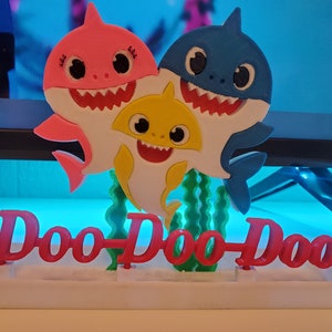 Baby Shark - Aquarium Decoration - 7 Color Print