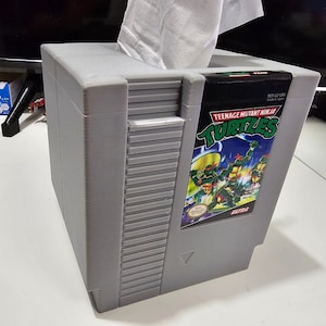 NES Cartridge Teenage Mutant Ninja Turtles Tissue Cover Box