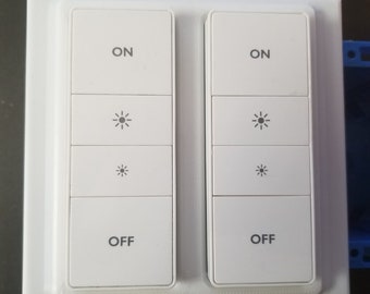 The Original Philips Hue double stealth dimmer switch 2 gang cover/plate