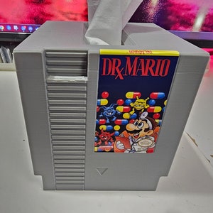NES カートリッジ ドクターマリオ ティッシュカバーボックス