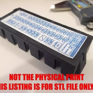 STL File & Fuse Diagram Only - Toyota 4Runner 2020+ Extended Fuse Cover
