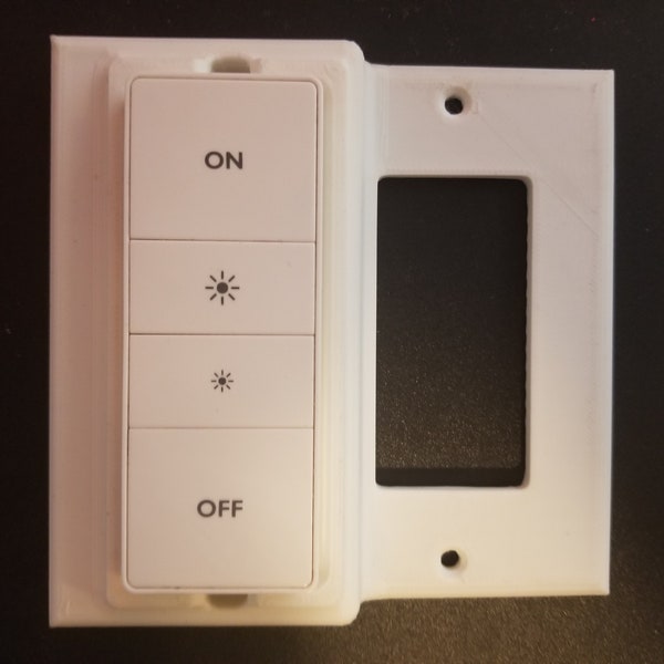 The Original Philips Hue Stealth Decora 2 Gang Dimmer Cover/Plate