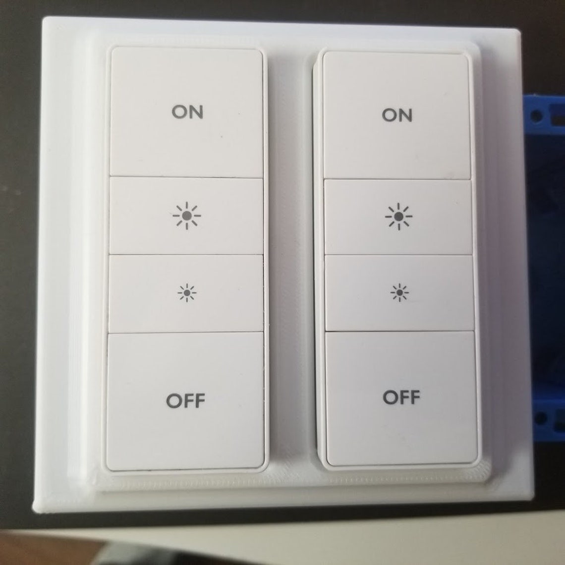 Philips Hue V1 Double Stealth Dimmer Switch 2 Gang Etsy UK