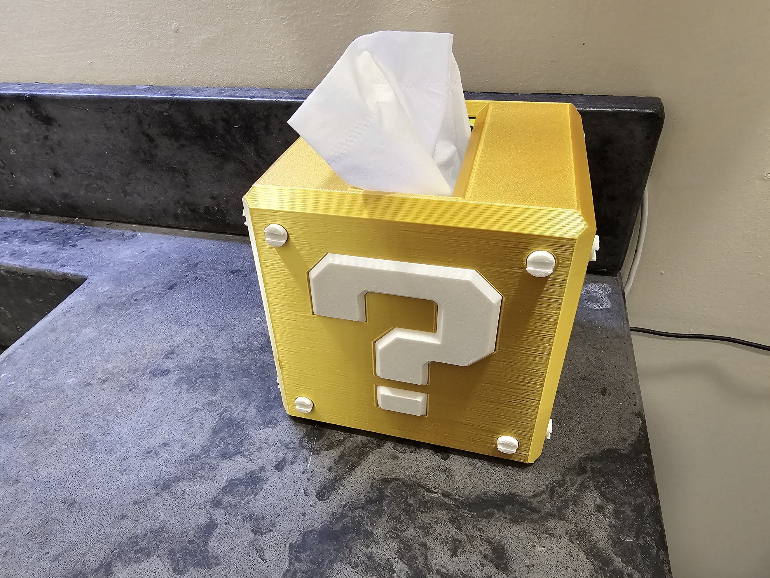 スーパーマリオ アイテムボックス（質問箱）ティッシュカバー - Etsy 日本