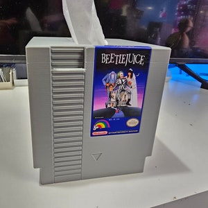 NES カートリッジ ビートルジュース ティッシュ カバー ボックス - LJN