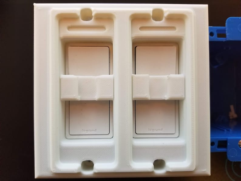 Philips Hue Double Stealth Decora Dimmer Switch 2 Gang Etsy