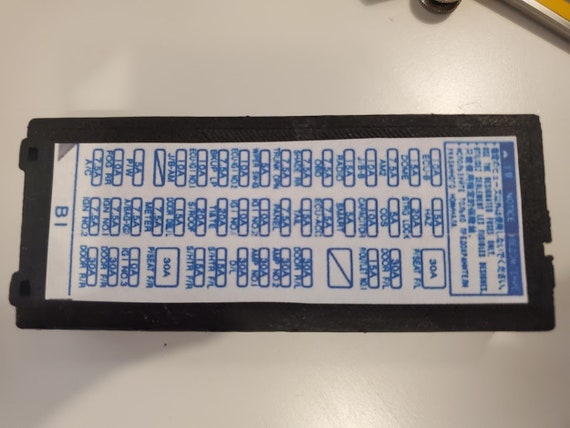 Toyota 55540-12020-04 Fuse Box Cover Toyota 55540-12020-04 Fuse Box Cover