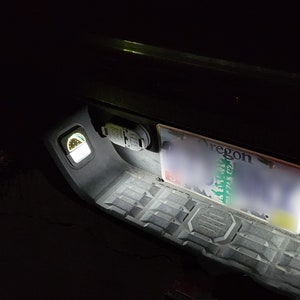 The Original Illuminated License Plate Light Shade Glare Blocker - Toyota Tacoma 3rd Gen (2016-2023) image 8