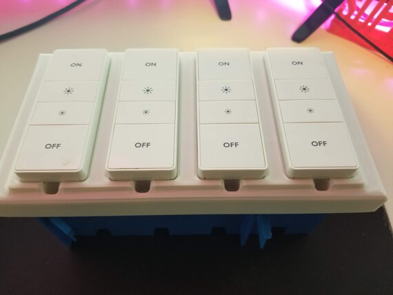 The Original Philips Hue Quadruple Stealth Decora Dimmer Switch 4