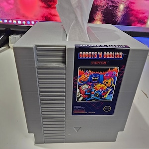 NES カートリッジ ゴースト アンド ゴブリン ティッシュカバーボックス