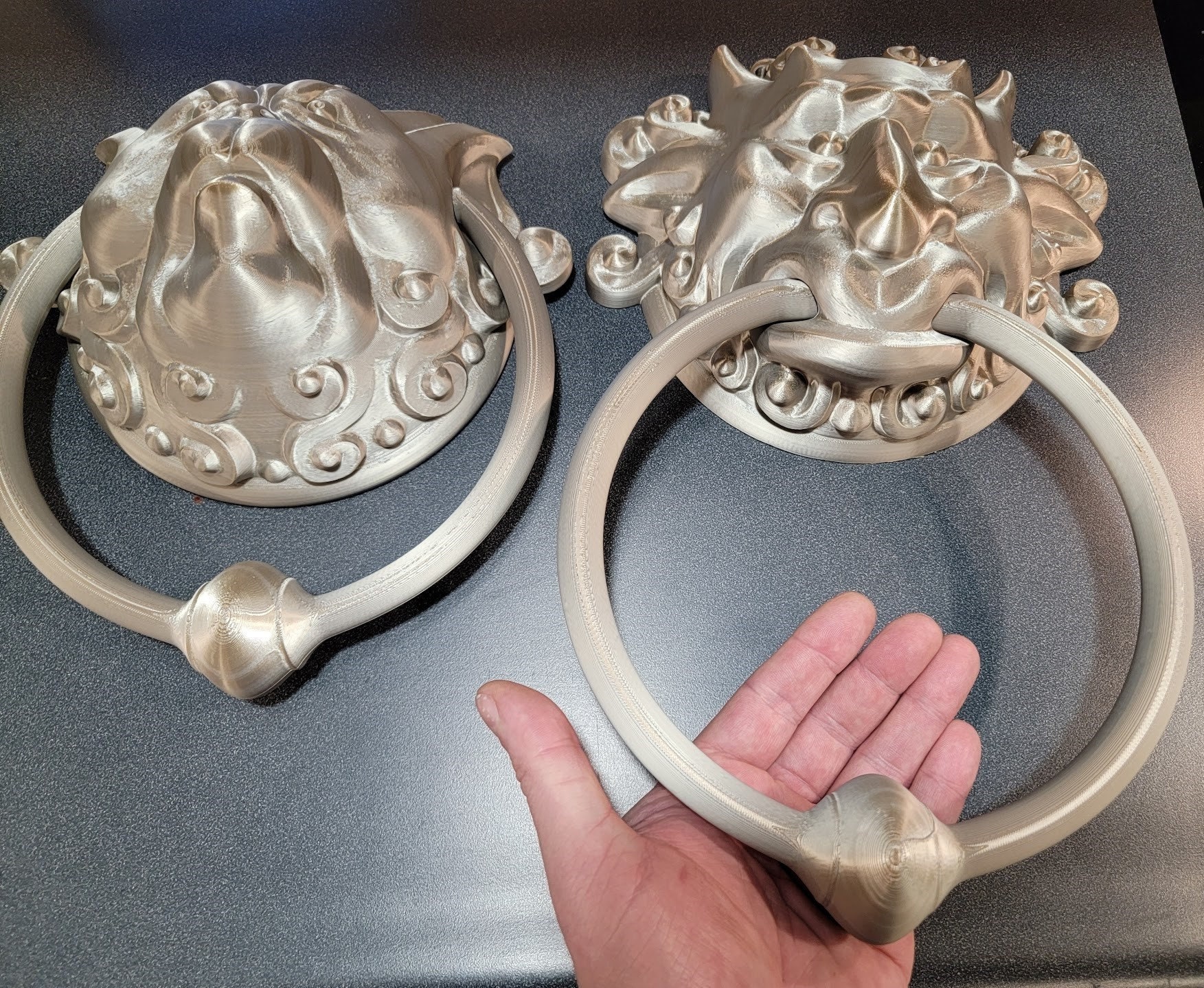 Labyrinth Door Knockers - Xtra Large With Mounting Holes