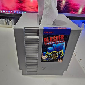 NES カートリッジ ブラスターマスター ティッシュカバーボックス