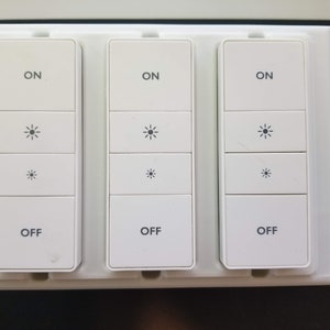 The Original Philips Hue Triple Stealth Decora Dimmer Switch 3 Gang Cover/Plate