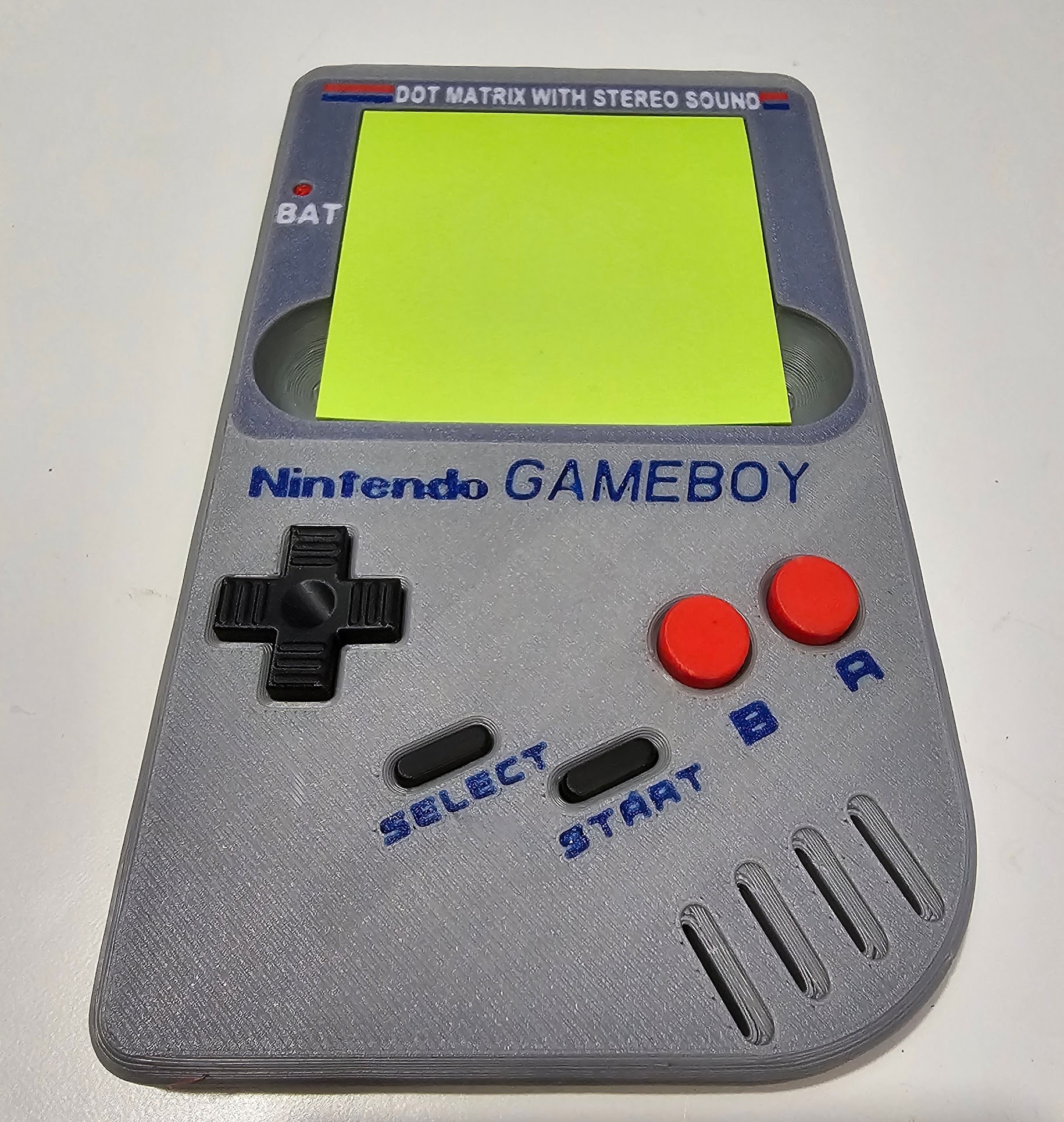 Nintendo Game Boy Post It Holder