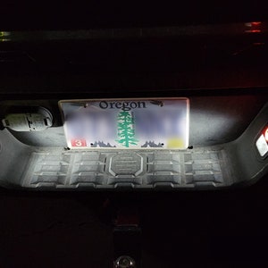 The Original Illuminated License Plate Light Shade Glare Blocker - Toyota Tacoma 3rd Gen (2016-2023) image 9