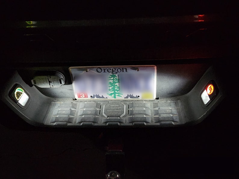 The Original Illuminated License Plate Light Shade Glare Blocker - Toyota Tacoma 3rd Gen (2016-2023) image 9