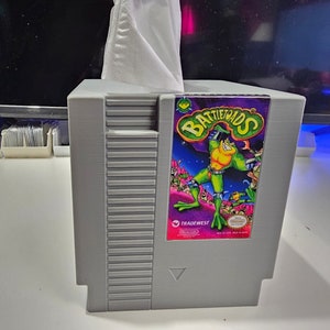 NES カートリッジ バトルトード ティッシュカバーボックス