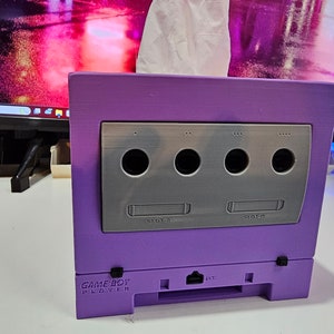 Caja de pañuelos para jugadores de Nintendo Gamecube y Gameboy