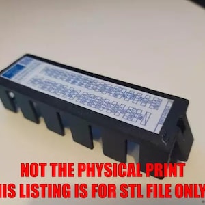 STL File & Fuse Diagram Only - Toyota Tacoma 2016-2023 Extended Fuse Cover