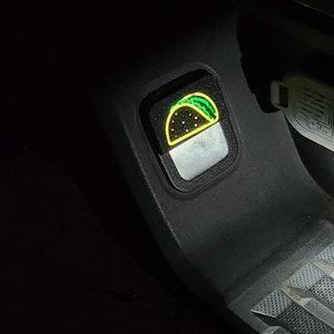 The Original Illuminated License Plate Light Shade Glare Blocker - Toyota Tacoma 3rd Gen (2016-2023) Taco