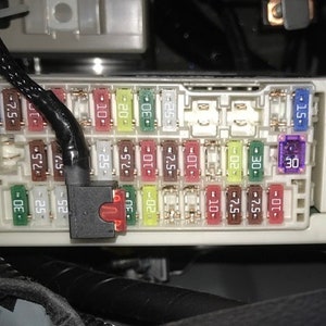 STL File & Fuse Diagram Only Toyota 4Runner 2010-19 Extended Fuse Cover 画像 2