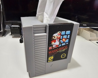 NES Cartridge Super Mario Bros. Tissue Cover Box