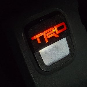 The Original Illuminated License Plate Light Shade Glare Blocker - Toyota Tacoma 3rd Gen (2016-2023) TRD