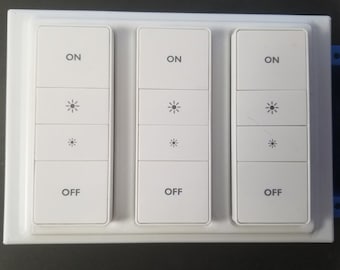 The Original Philips Hue triple stealth dimmer switch 3 gang cover/plate