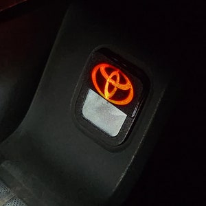 The Original Illuminated License Plate Light Shade Glare Blocker - Toyota Tacoma 3rd Gen (2016-2023) Toyota