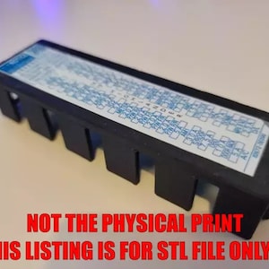 STL File & Fuse Diagram Only - Toyota Highlander 2014-2019 Extended Fuse Cover