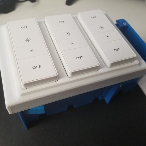 The Original Philips Hue Triple Stealth Dimmer Switch 3 Gang Cover