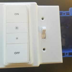 The Original Philips Hue Stealth 2 Gang Dimmer Switch Cover/Plate