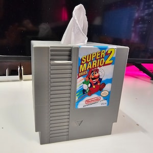NES カートリッジ スーパーマリオブラザーズ 2 ティッシュカバーボックス