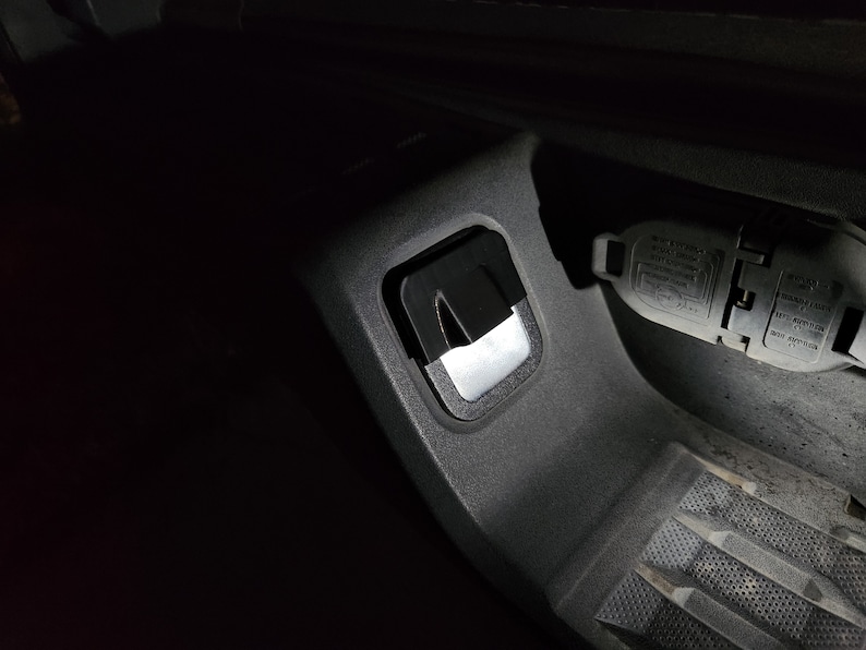 The Original Illuminated License Plate Light Shade Glare Blocker - Toyota Tacoma 3rd Gen (2016-2023) Original Black