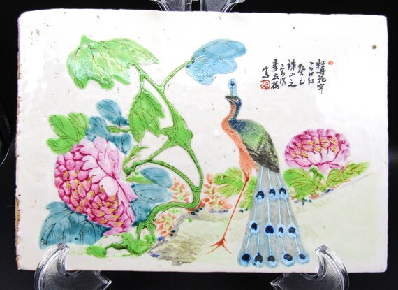 Chinese Porcelain Plaque Calligraphy, Signed, Li Gui Mei 19th Century