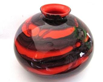 Kralik Art Glass Vase Bohemia Czech Republic circa 1920 Art Nouveau