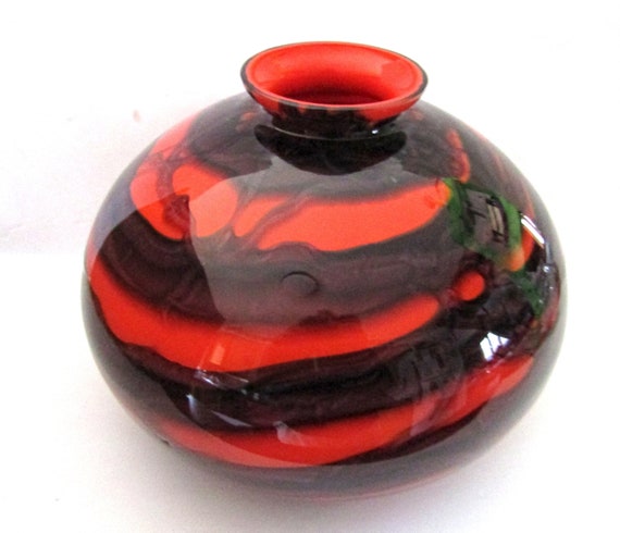 Kralik Art Glass Vase Bohemia Czech Republic circa 1920 Art Nouveau