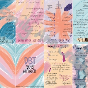 Dialectical Behavior Therapy (DBT) Zine - Digital Download