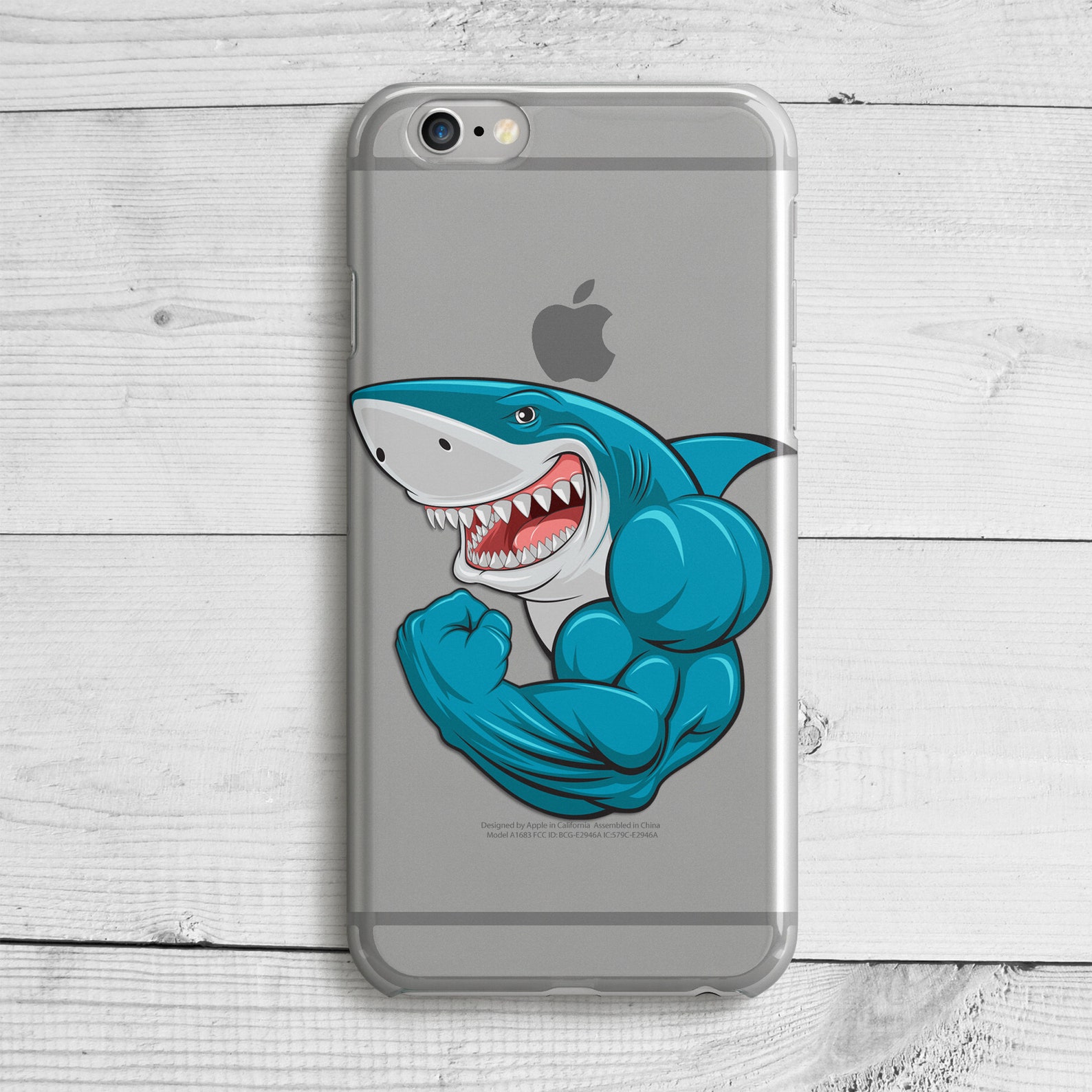 Shark Phone Case Clear Galaxy S7 Phone Case Note 5 Samsung | Etsy