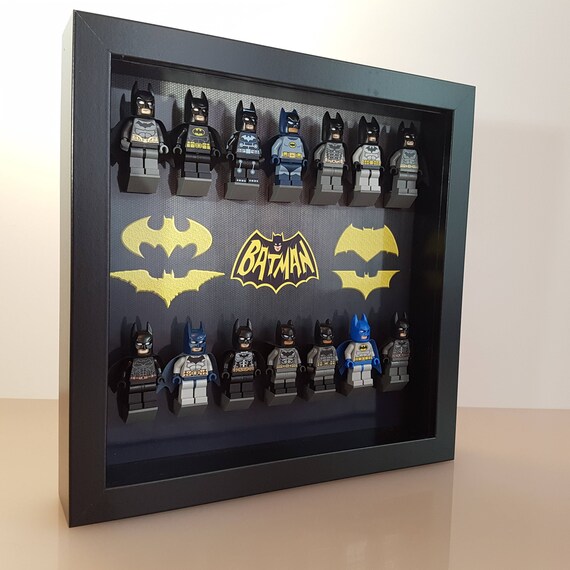 Batman Lego Minifigure Display Within Box Frame Minifigures