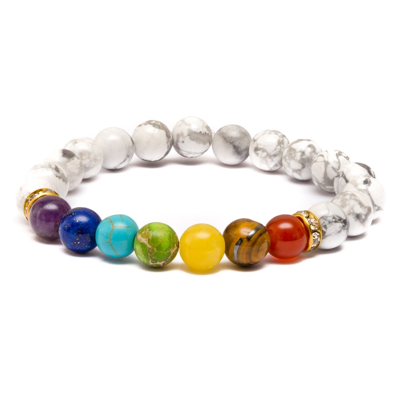 7 Chakra Bracelet. Crystal Healing Stones Beads Jewellery. Etsy