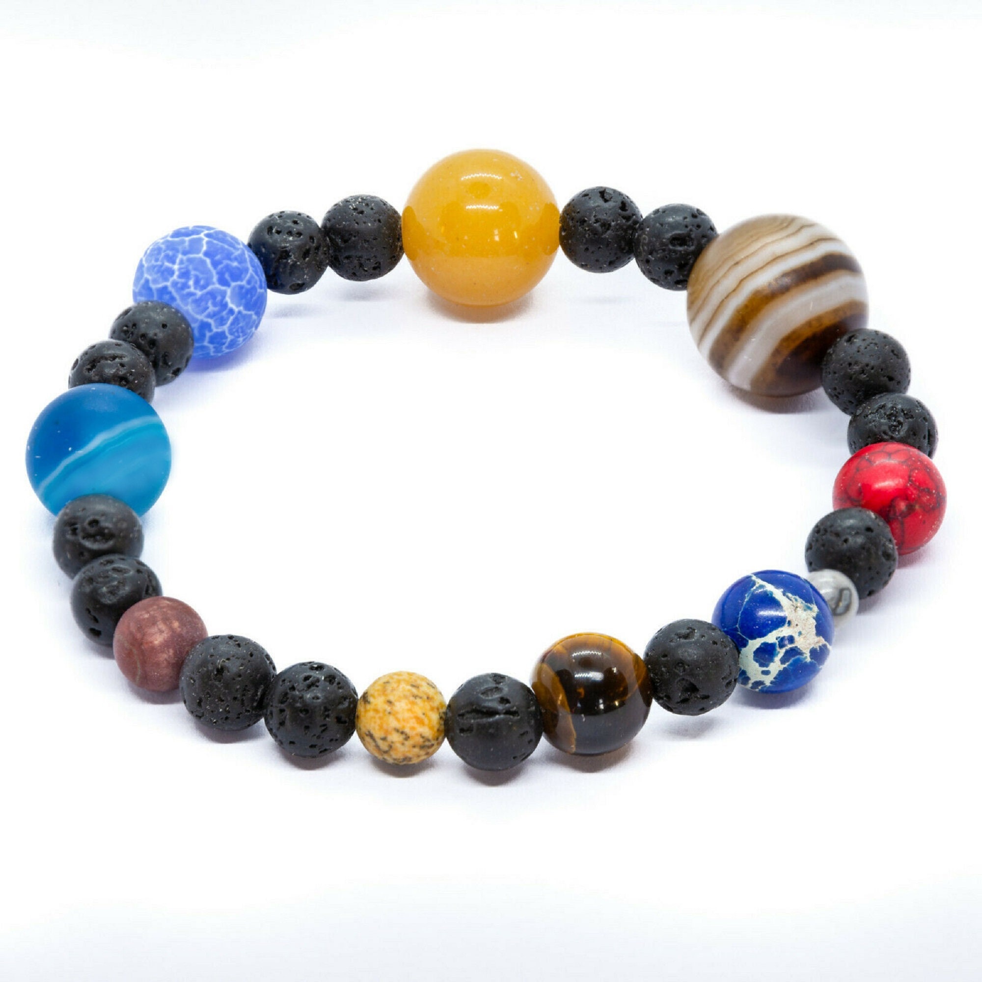 Solar System Bracelet. Universe Planet Jewellery Gemstone